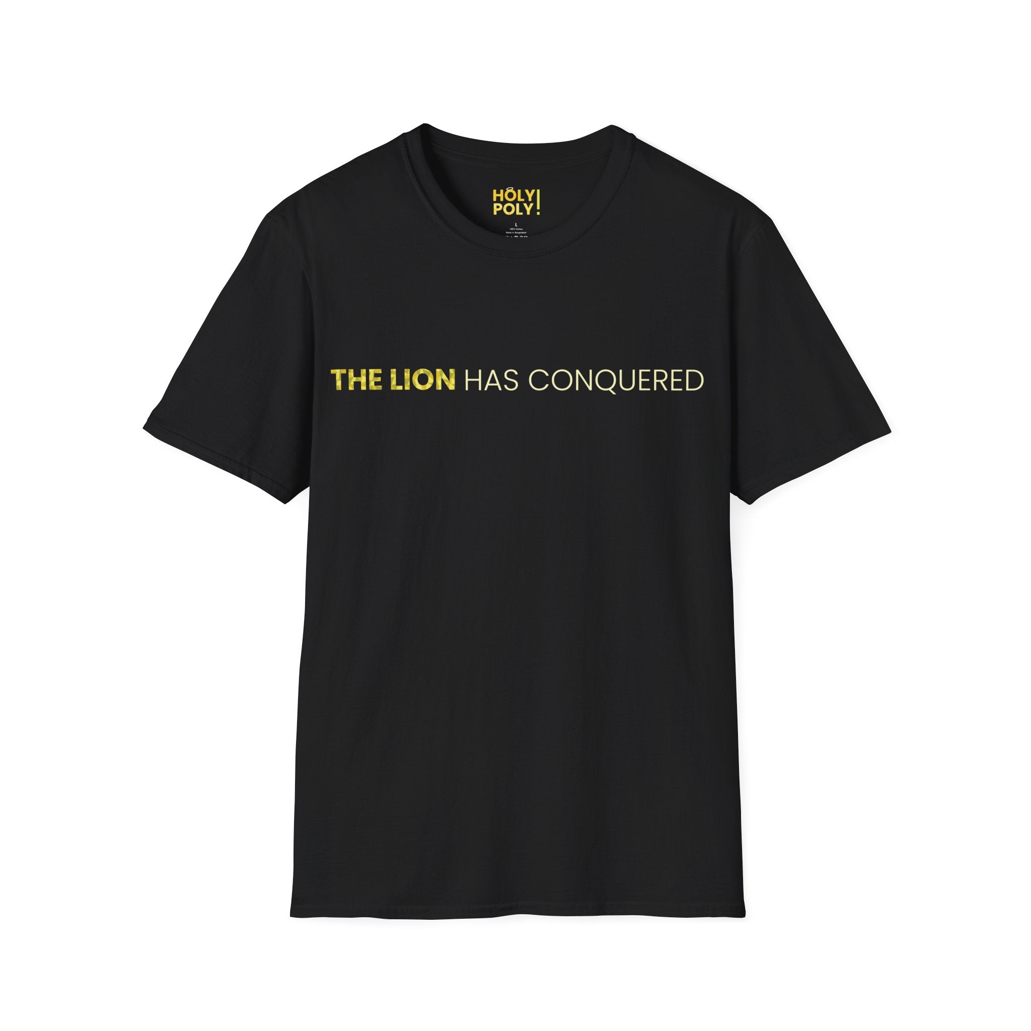 The Lion has Conquered. T-Shirt — Holy Poly